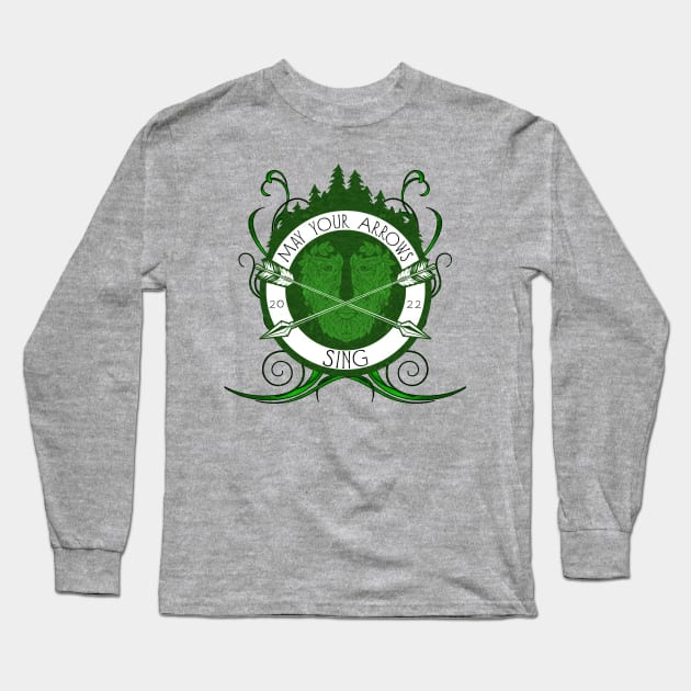 May Your Arrows Sing Long Sleeve T-Shirt by ambooksandgames